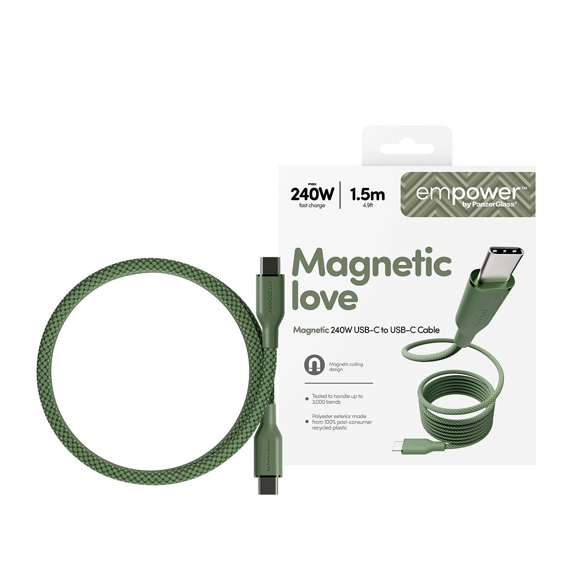 empower-by-panzerglass-magnetic-240w-usb-c-auf-usb-c-kabel-1-5m-sage image 2