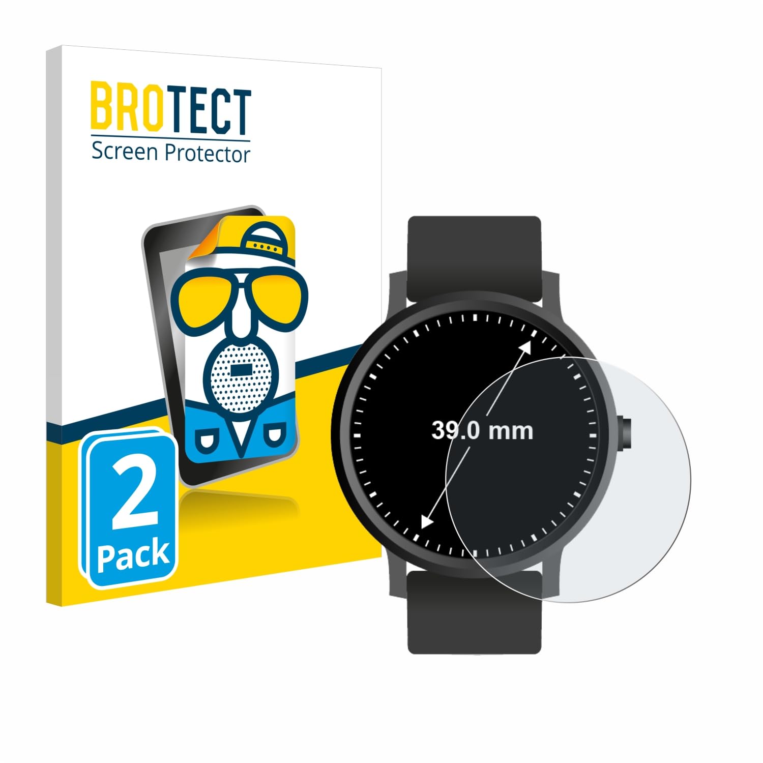 brotect-matte-entspiegelungs-schutzfolie-f-r-armbanduhren-rund-40-mm-2-st-ck image 8
