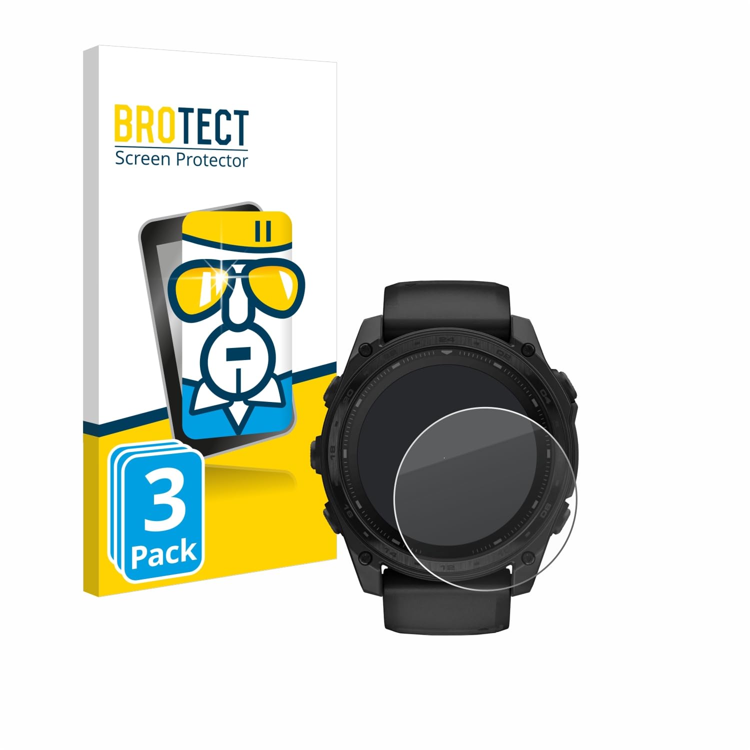 brotect-schutzglas-echtglas-f-r-garmin-tactix-8-solar-51-mm-hd-clear image 1