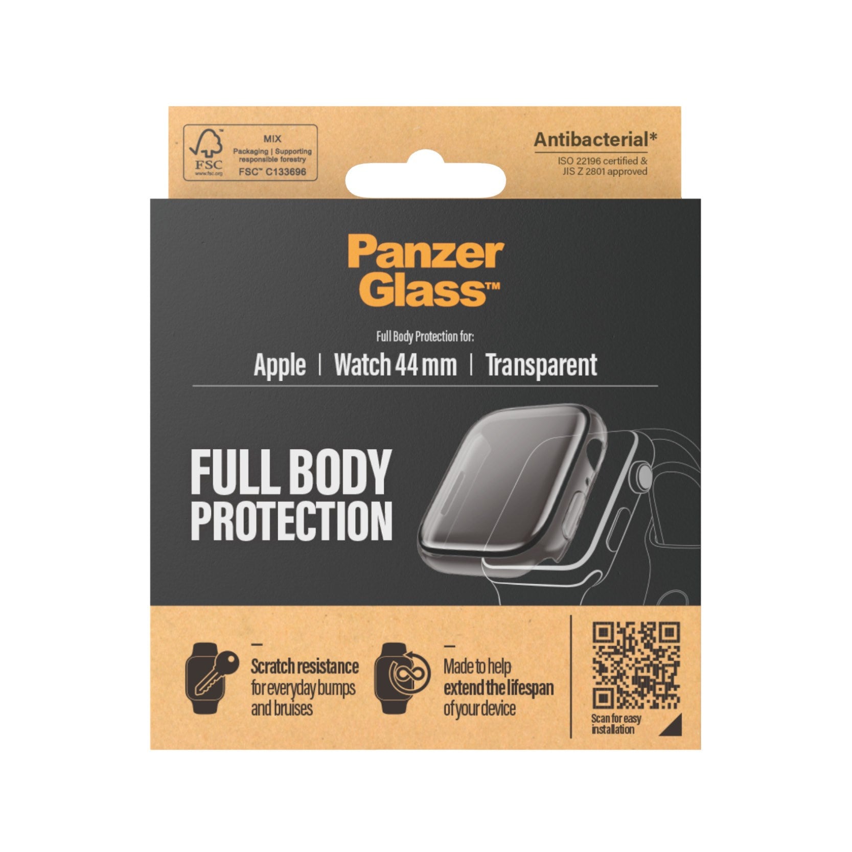 panzerglass-full-body-case-transparent-apple-watch-44mm-se-3-se-6-5-4 image 3