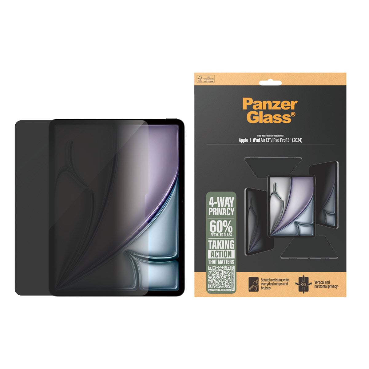 panzerglass-4-way-privacy-displayschutz-ultra-wide-fit-f-r-ipad-air-13-ipad-pro- image 2
