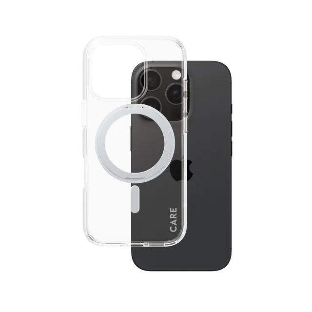 care-by-panzerglass-case-transparent-mit-silber-kickstand-und-magsafe-iphone-16--2 image 1