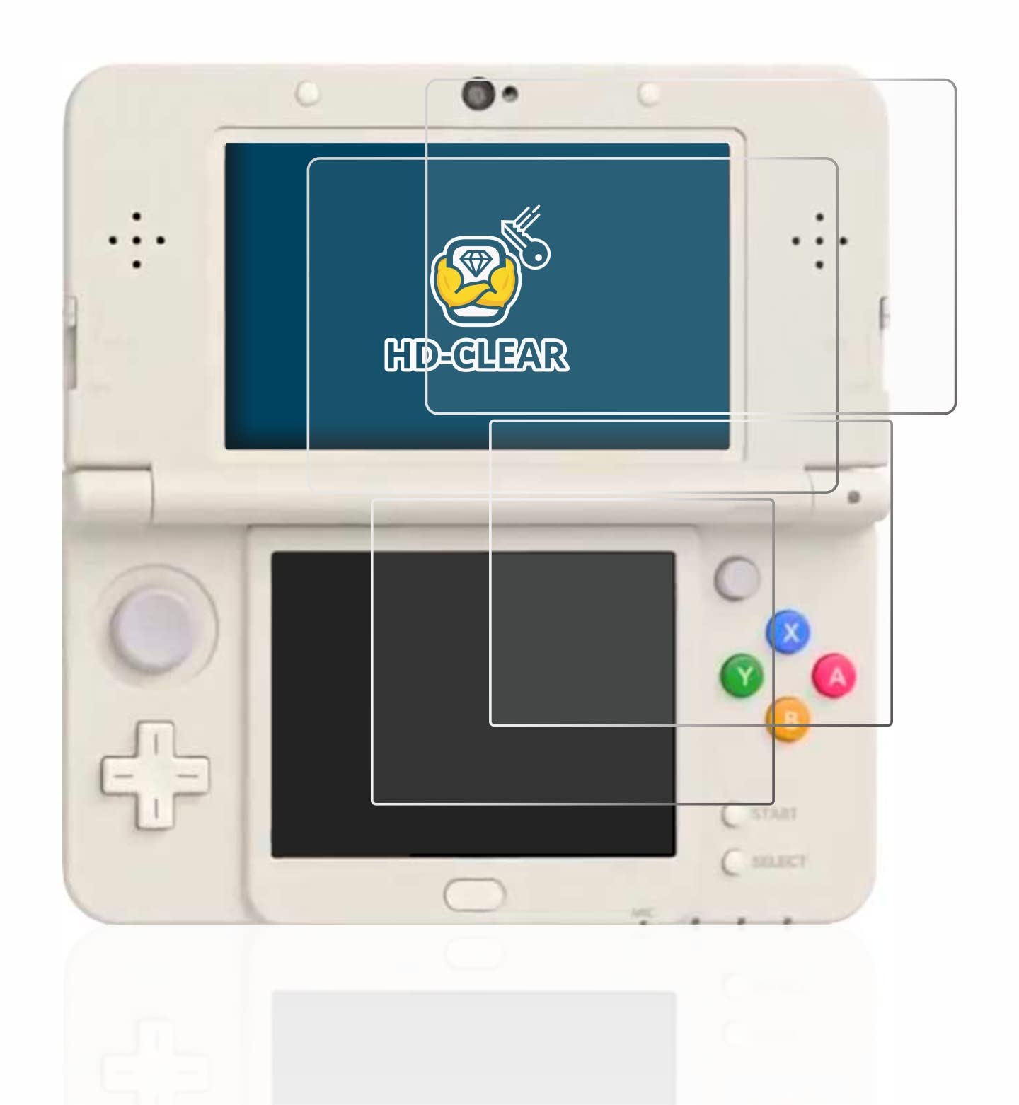 brotect-hd-clear-displayschutzfolie-f-r-nintendo-new-3ds-klar-2-st-ck image 2