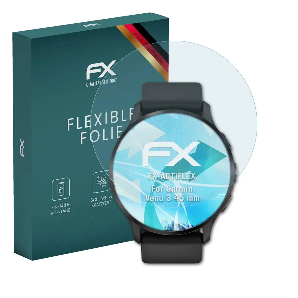 atfolix-fx-actiflex-schutzfolie-3x-f-r-garmin-venu-3-45-mm image 1