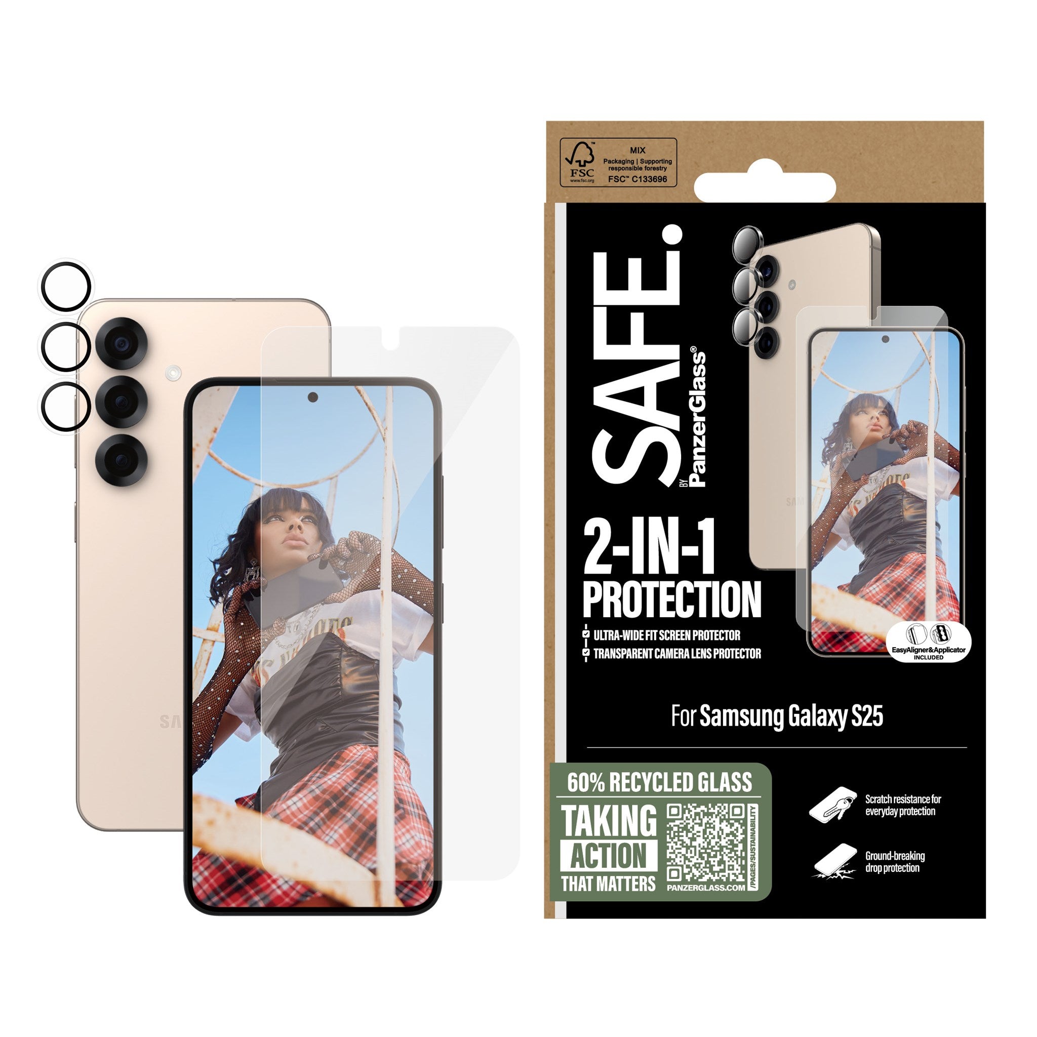 safe-by-panzerglass-2-in-1-set-displayschutz-kameraschutz-f-r-samsung-galaxy-s25 image 2