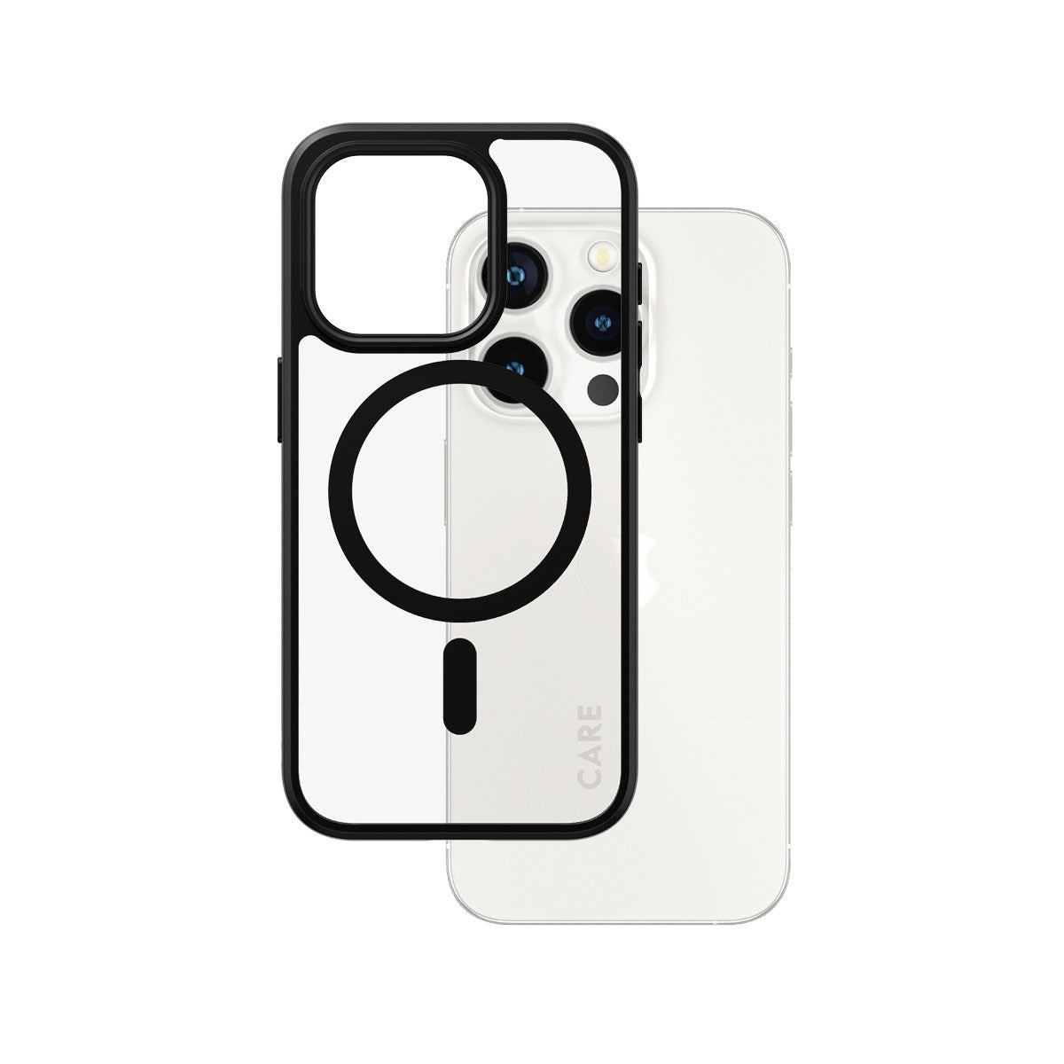 care-by-panzerglass-urban-combat-case-transparent-mit-schwarz-magsafe-iphone-15--2 image 1
