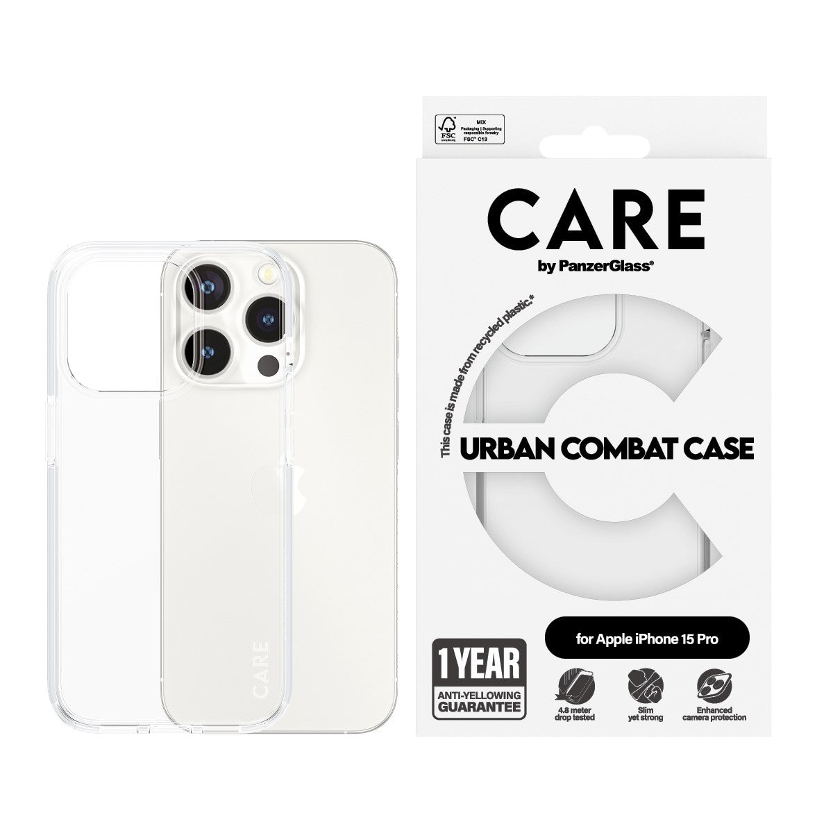 care-by-panzerglass-urban-combat-case-transparent-f-r-iphone-15-pro image 2