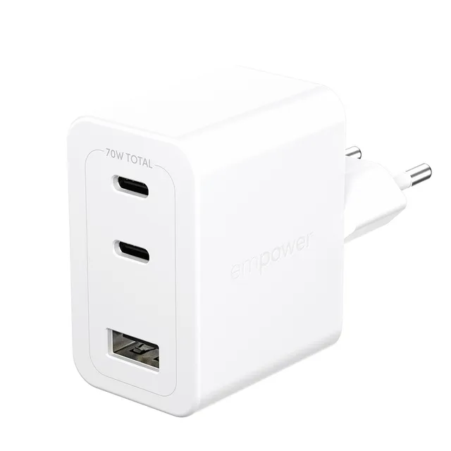 empower-by-panzerglass-turbo-70w-ladeger-t-2x-usb-c-usb-a-eu-silber-wei image 1
