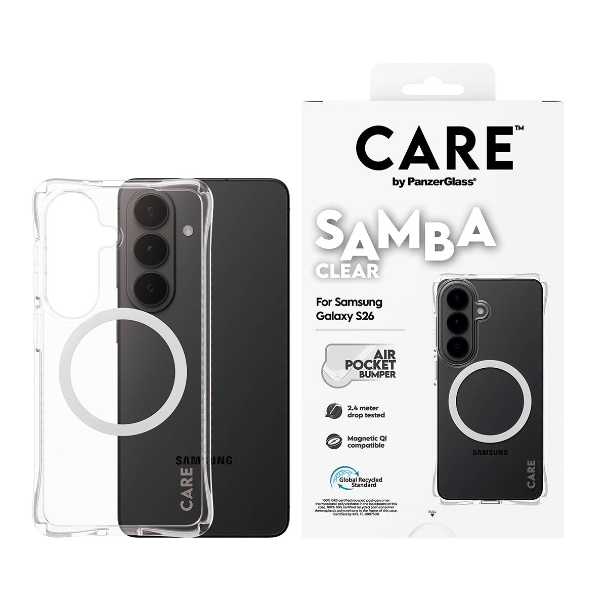 care-by-panzerglass-samba-case-transparent-wei-mit-qi-f-r-samsung-galaxy-s26 image 2