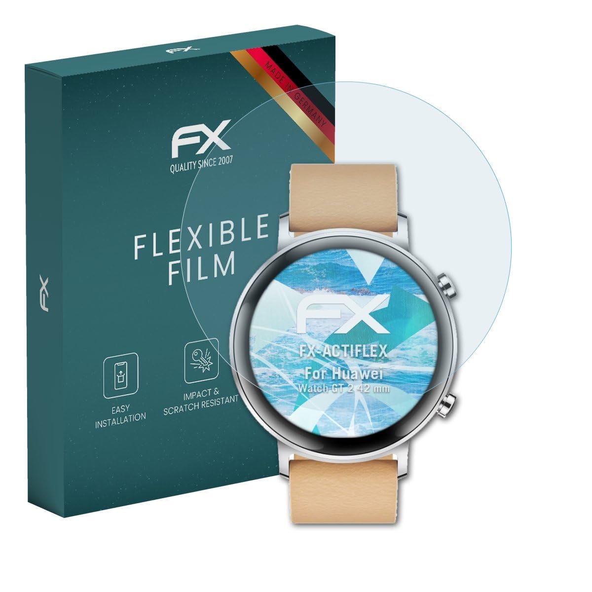 atfolix-fx-actiflex-displayschutzfolie-kompatibel-mit-huawei-watch-gt-2-42-mm-3- image 1