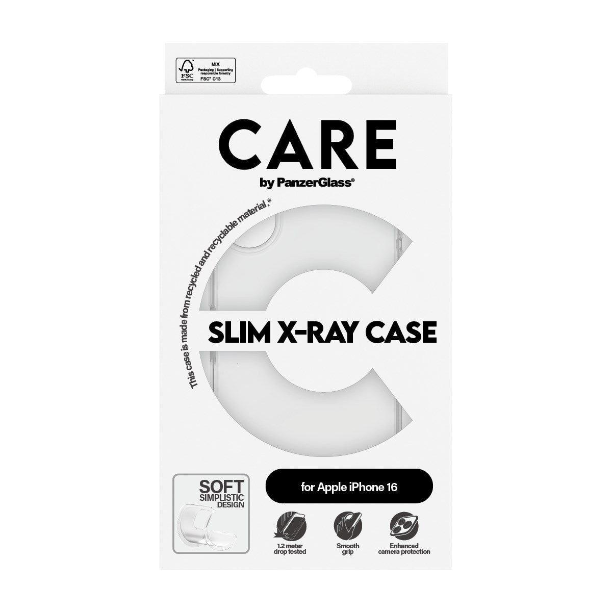 care-by-panzerglass-x-ray-case-clear-f-r-iphone-16 image 3