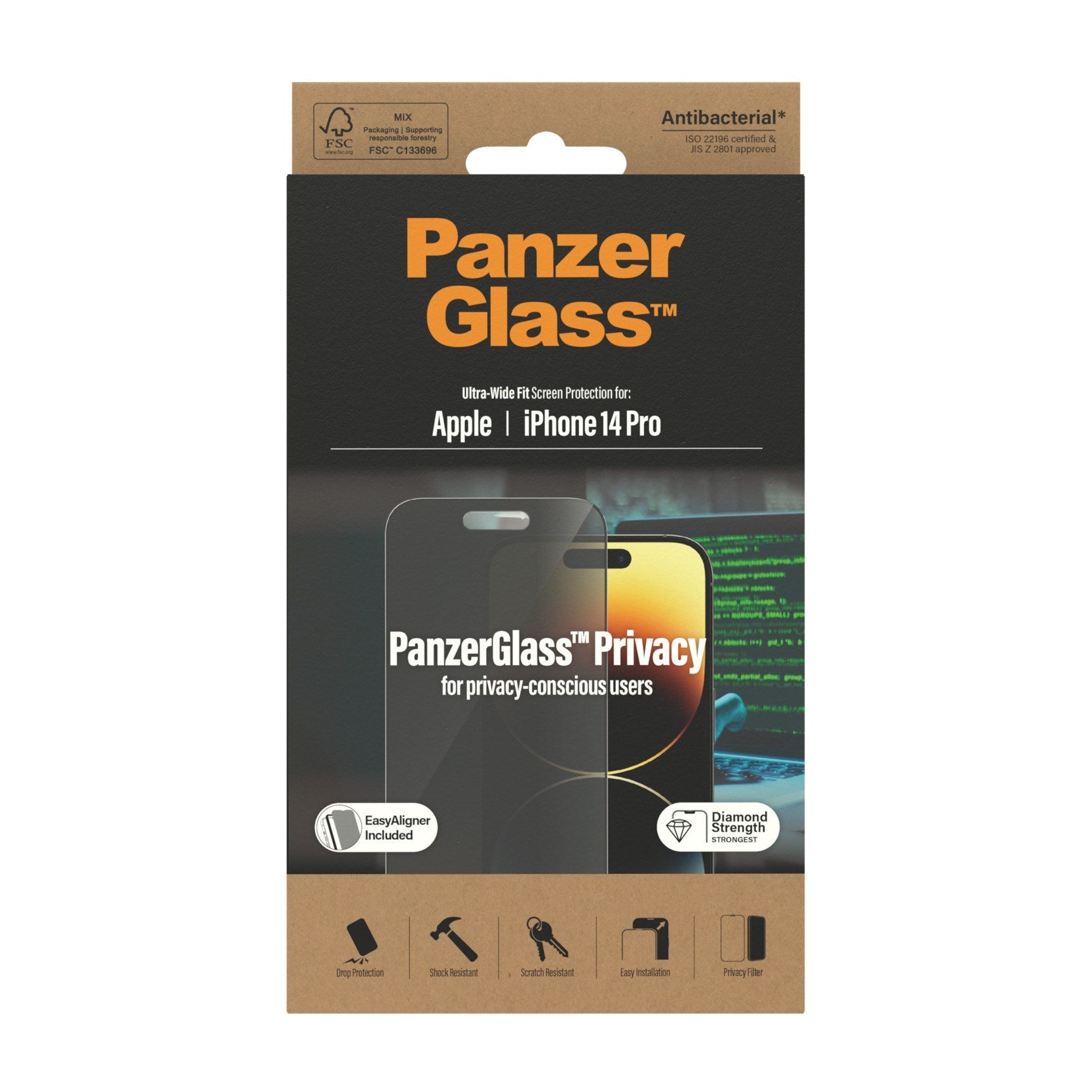 panzerglass-privacy-displayschutz-iphone-14-pro-ultra-wide-fit-easyaligner image 3