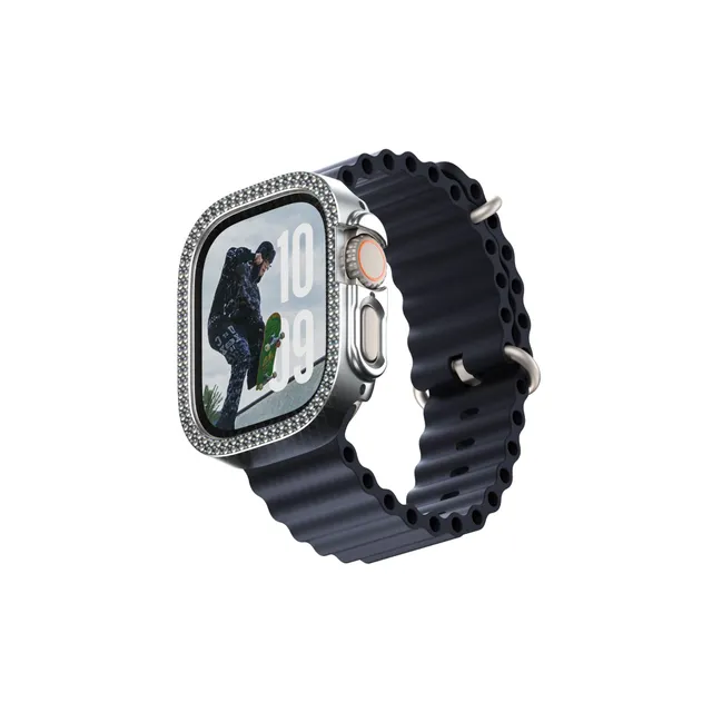 safe-by-panzerglass-bling-bumper-silber-apple-watch-ultra-49mm image 1