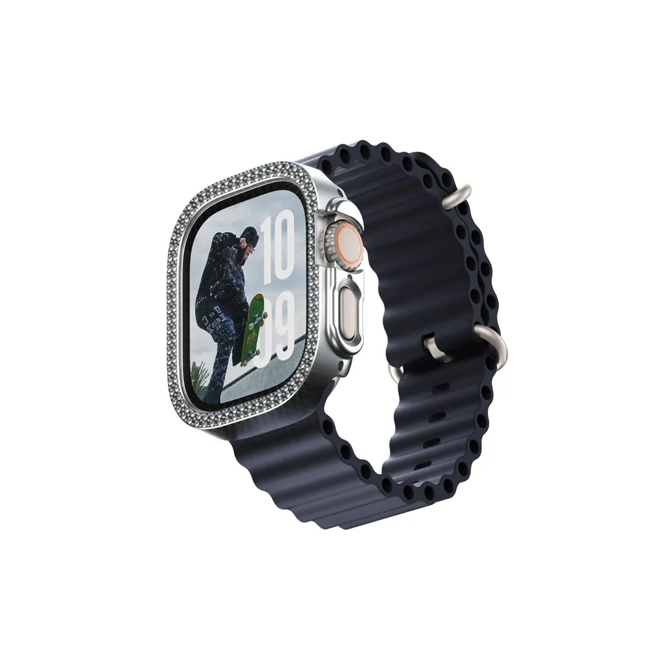 safe-by-panzerglass-bling-bumper-silber-apple-watch-ultra-49mm image 1