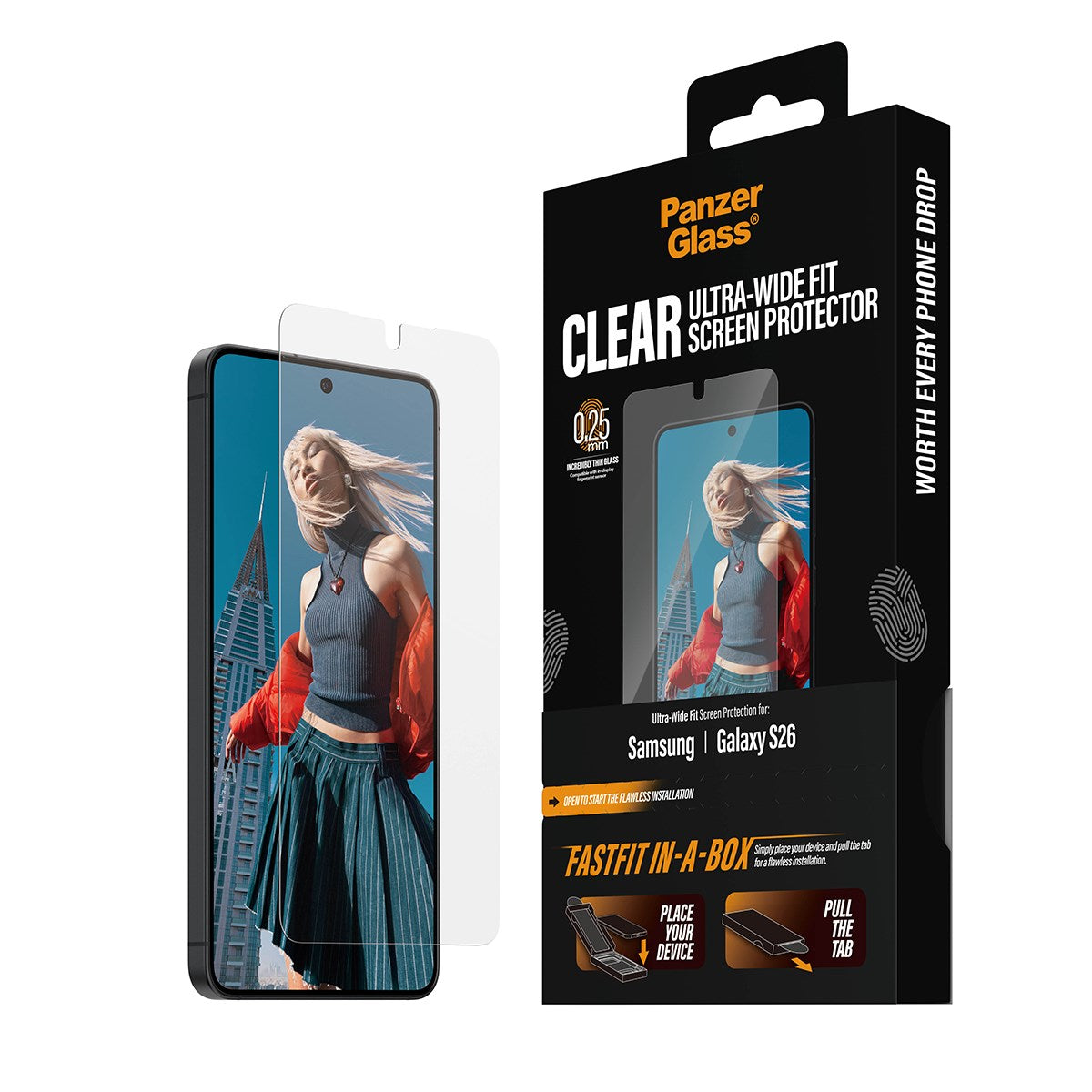 panzerglass-displayschutz-samsung-galaxy-s26-ultra-wide-fit-mit-fastfit-in-a-box image 6