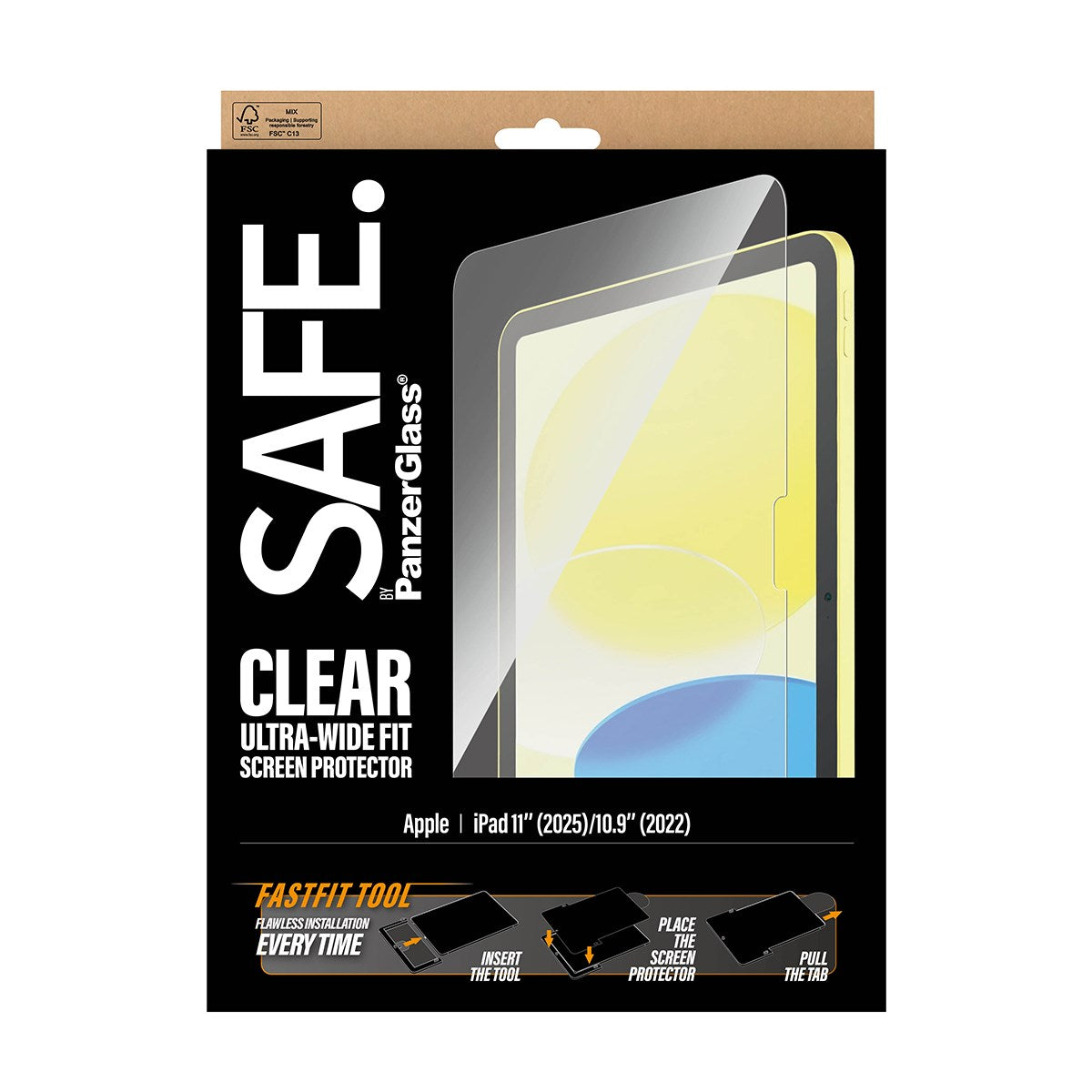 safe-by-panzerglass-displayschutz-ipad-11-2025-10-9-2022-ultra-wide-fit-mit-fast image 3