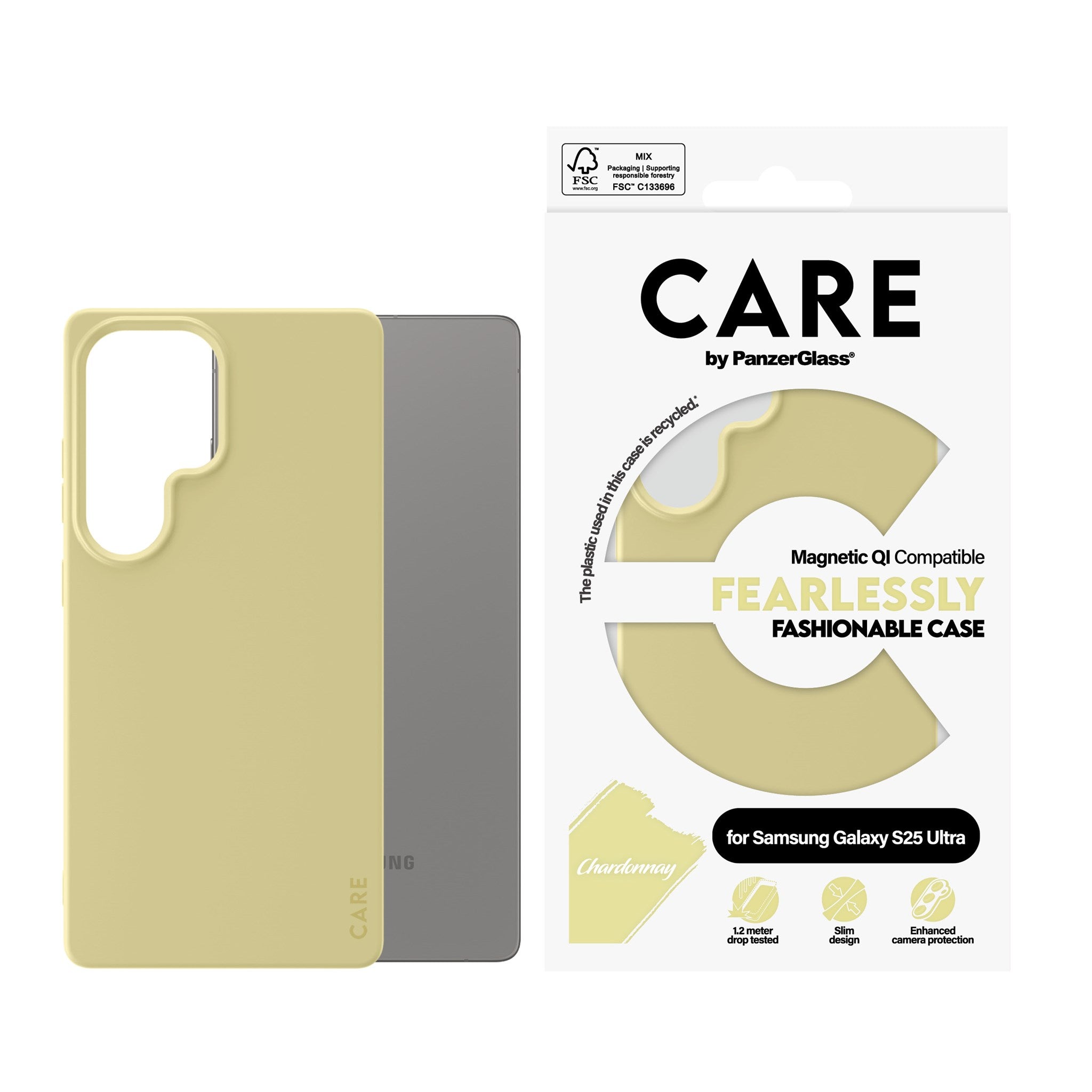 care-by-panzerglass-case-chardonnay-mit-qi-f-r-samsung-galaxy-s25-ultra image 2