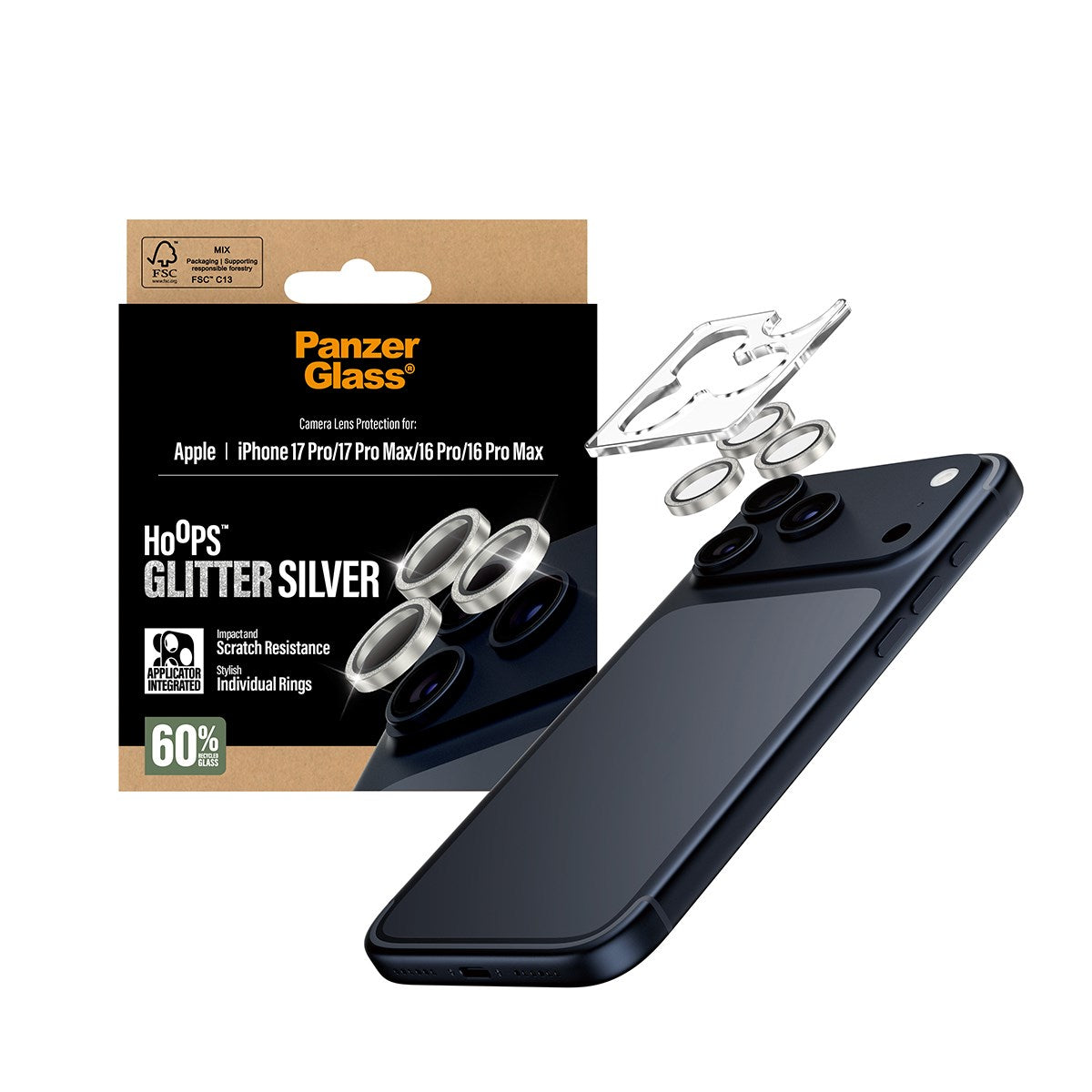 panzerglass-hoops-kameraschutz-glitzer-silber-iphone-17-pro-17-pro-max-16-pro-16 image 5
