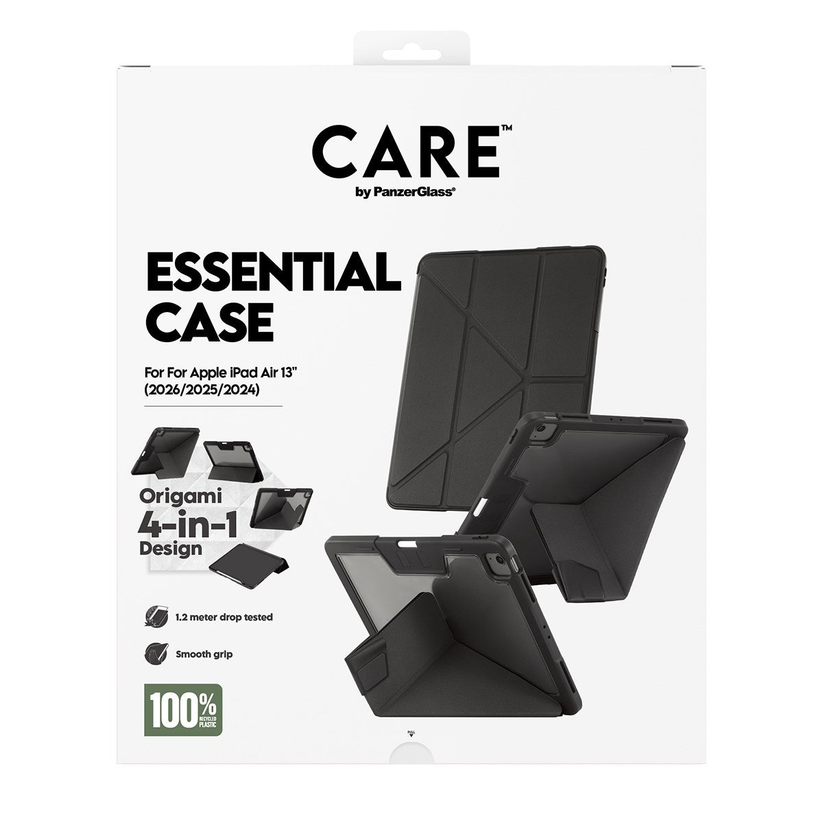 care-by-panzerglass-essential-case-schwarz-f-r-apple-ipad-air-13-2024-2026 image 3