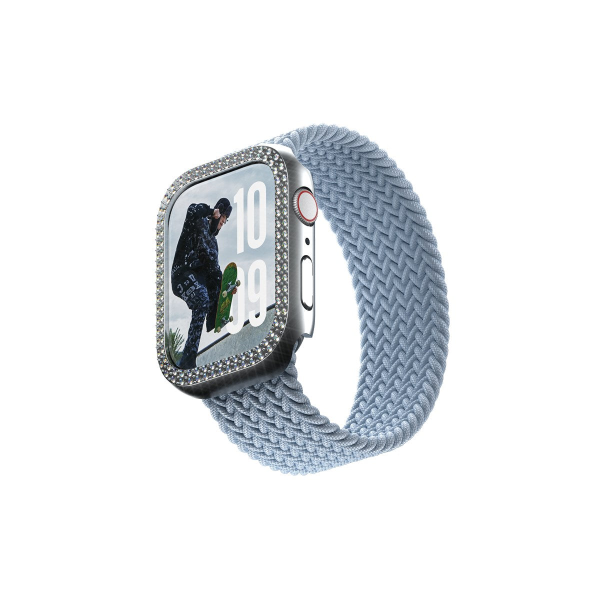 safe-by-panzerglass-bling-bumper-silber-f-r-apple-watch-series-11-10-42mm image 1