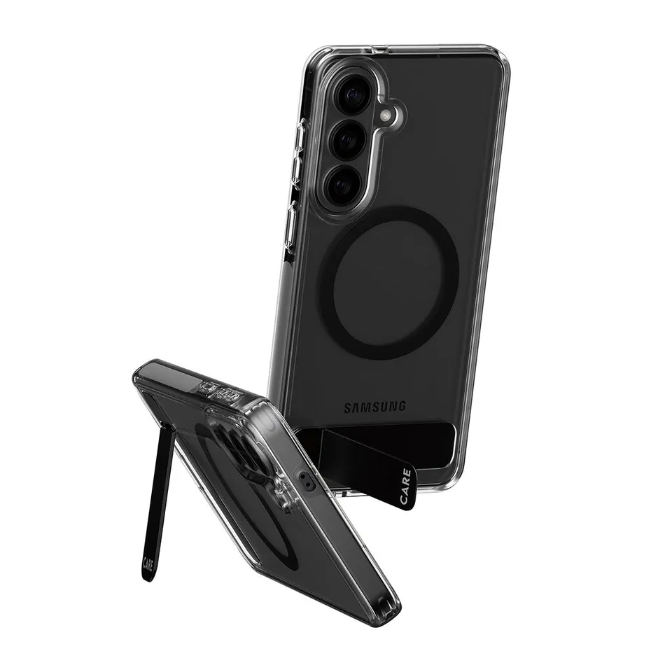 care-by-panzerglass-kickstand-case-transparent-mit-qi-samsung-galaxy-s26 image 1