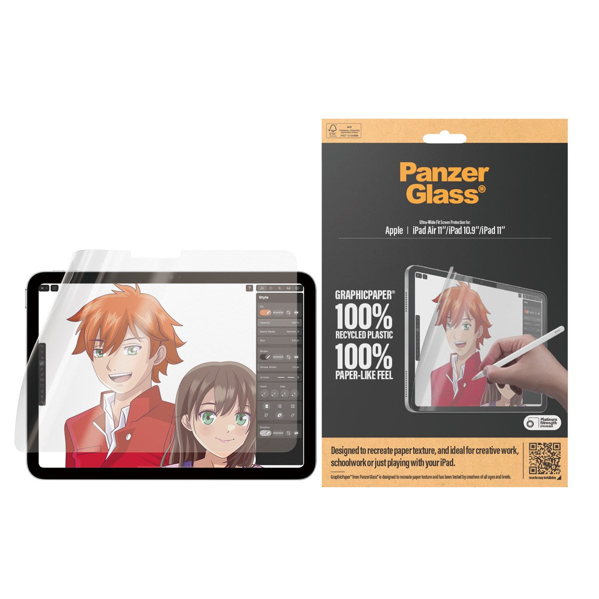panzerglass-graphicpaper-displayschutz-f-r-ipad-air-11-ipad-11-ipad-10-9 image 2