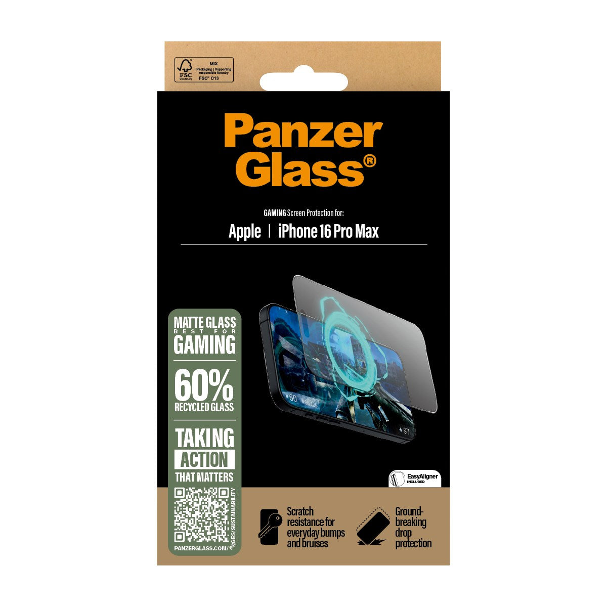 panzerglass-gaming-displayschutz-iphone-16-pro-max-ultra-wide-fit image 3