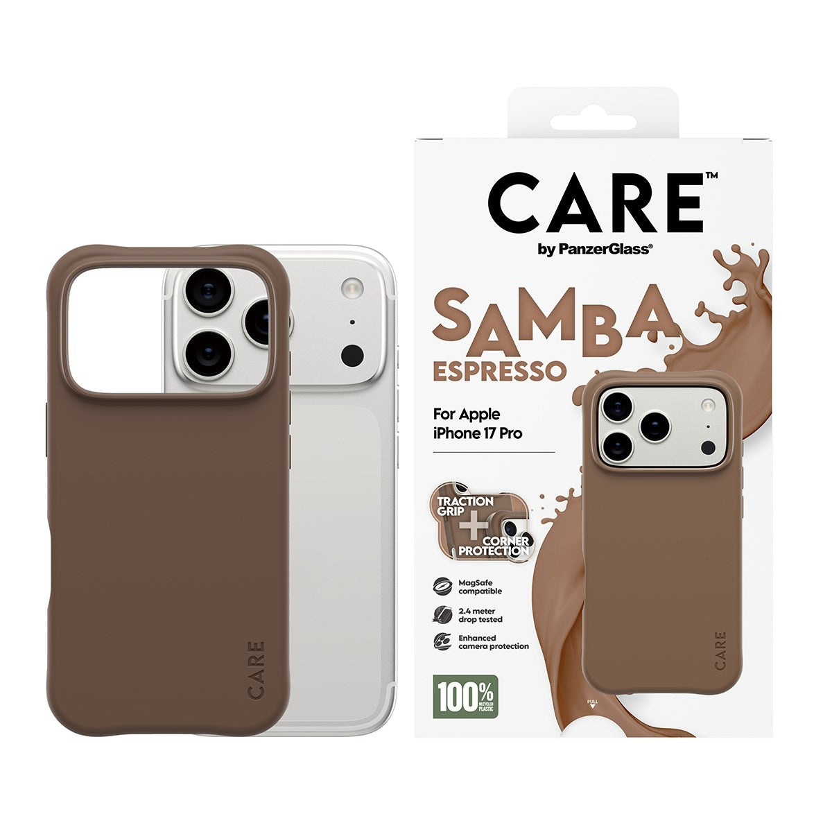care-by-panzerglass-samba-case-espresso-mit-magsafe-f-r-iphone-17-pro image 2