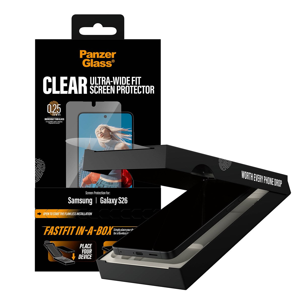 panzerglass-displayschutz-samsung-galaxy-s26-ultra-wide-fit-mit-fastfit-in-a-box image 5