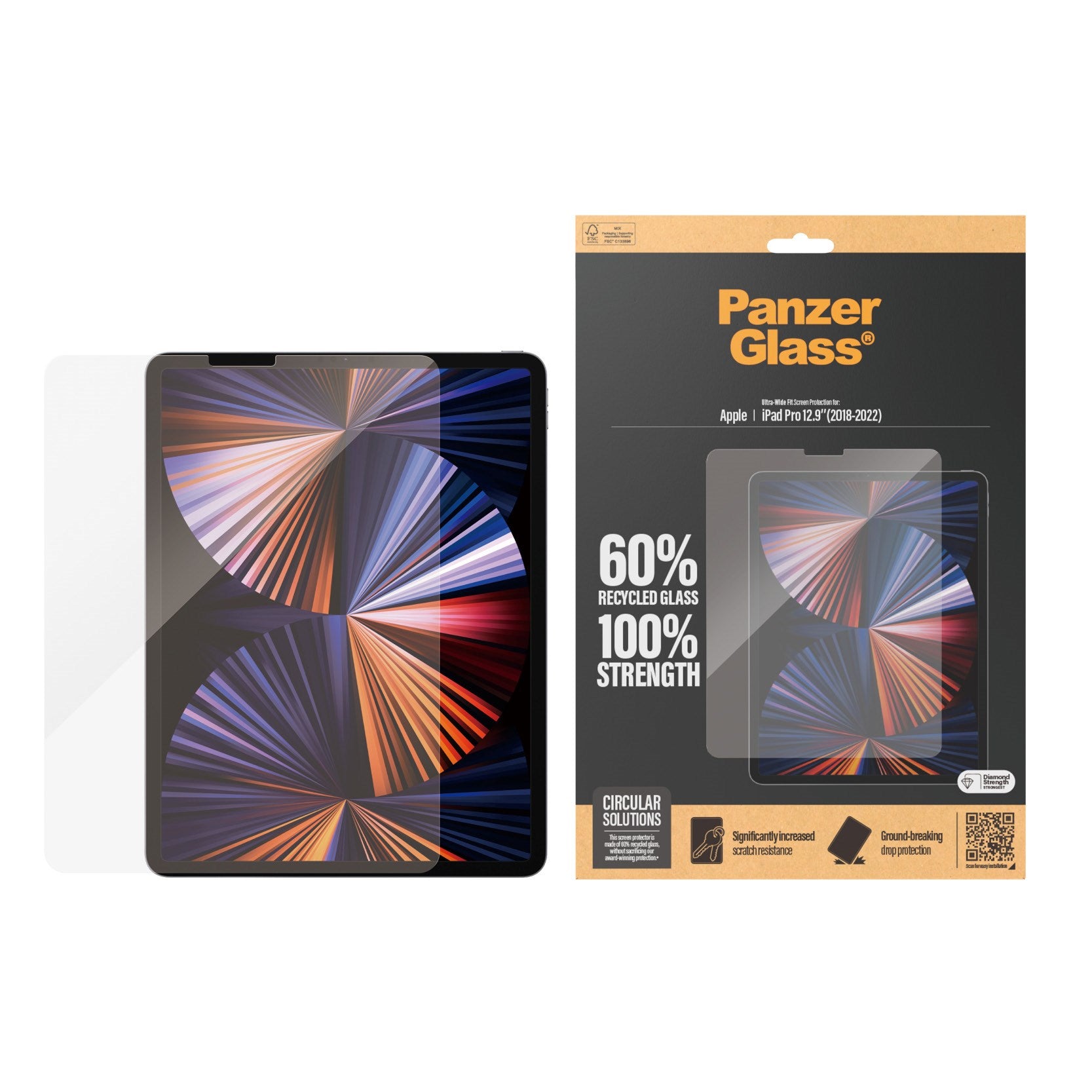 panzerglass-displayschutz-ipad-pro-12-9-zoll-2018-2020-2021-2022-ultra-wide-fit image 2