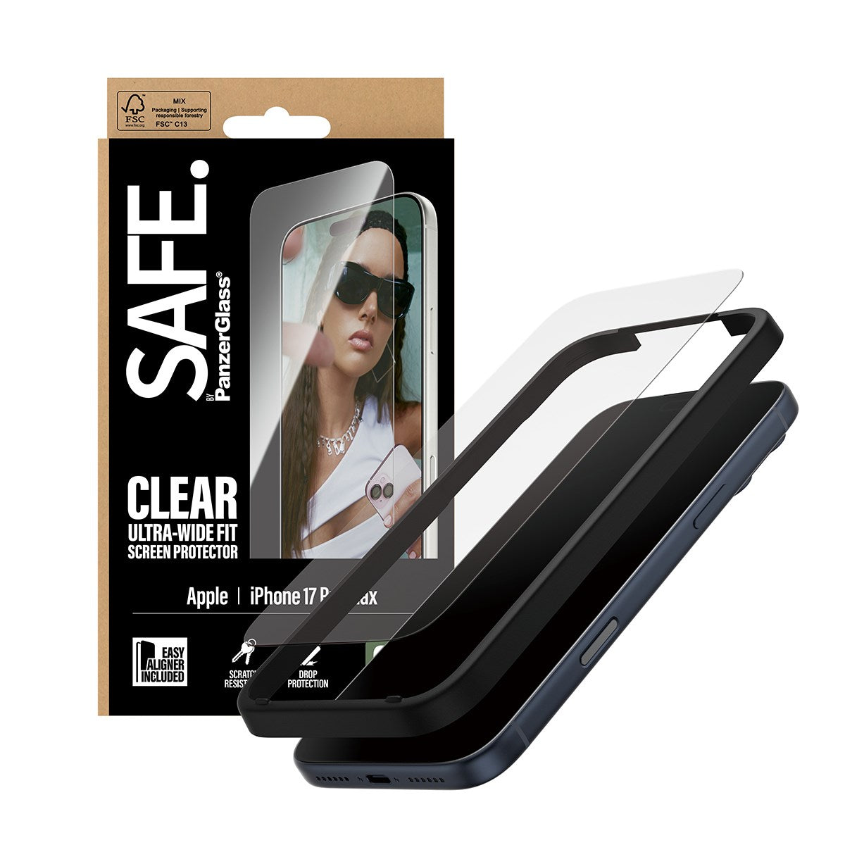 safe-by-panzerglass-displayschutz-iphone-17-pro-max-ultra-wide-fit-mit-easyalign image 5