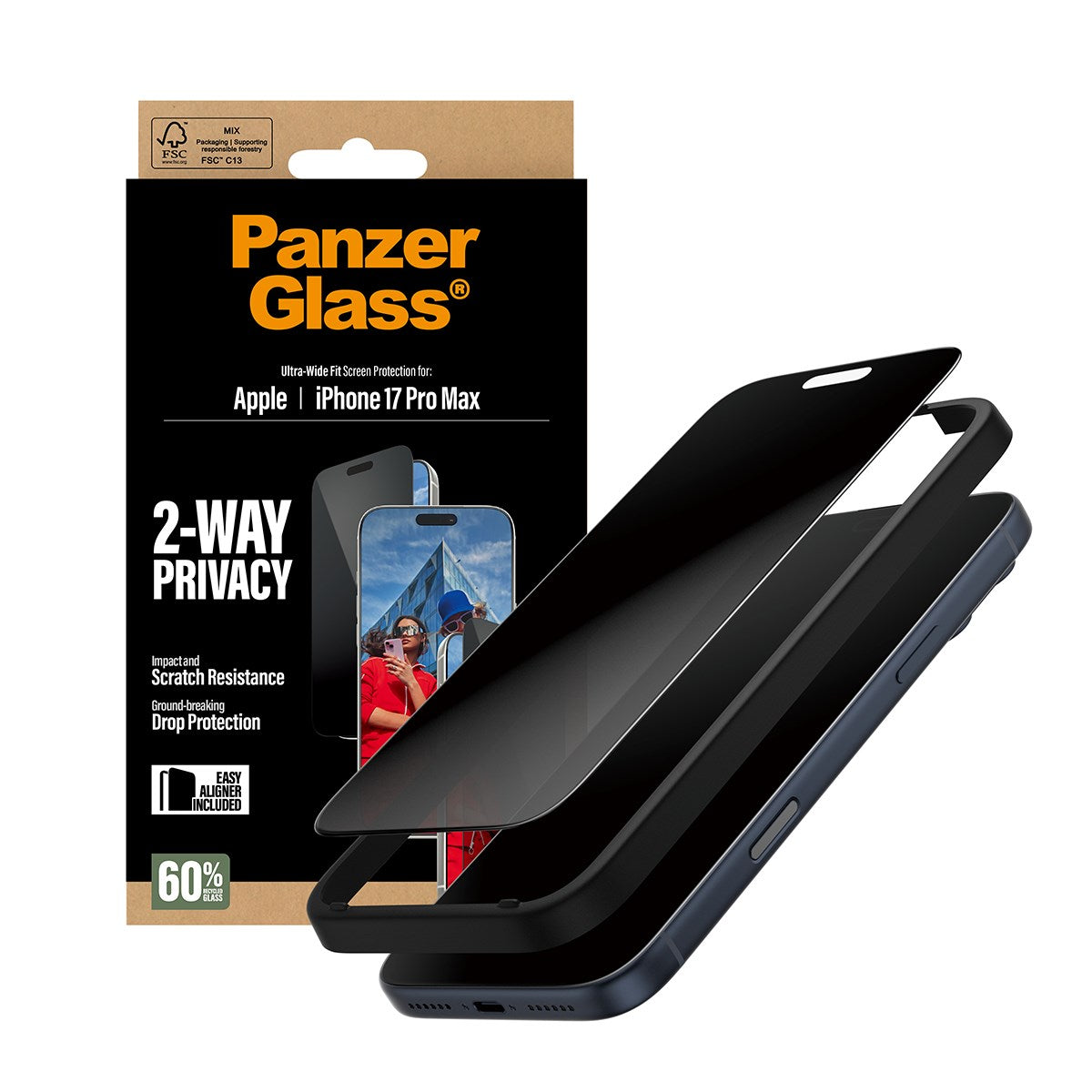 panzerglass-2-way-privacy-displayschutz-iphone-17-pro-max-ultra-wide-fit-mit-eas image 6