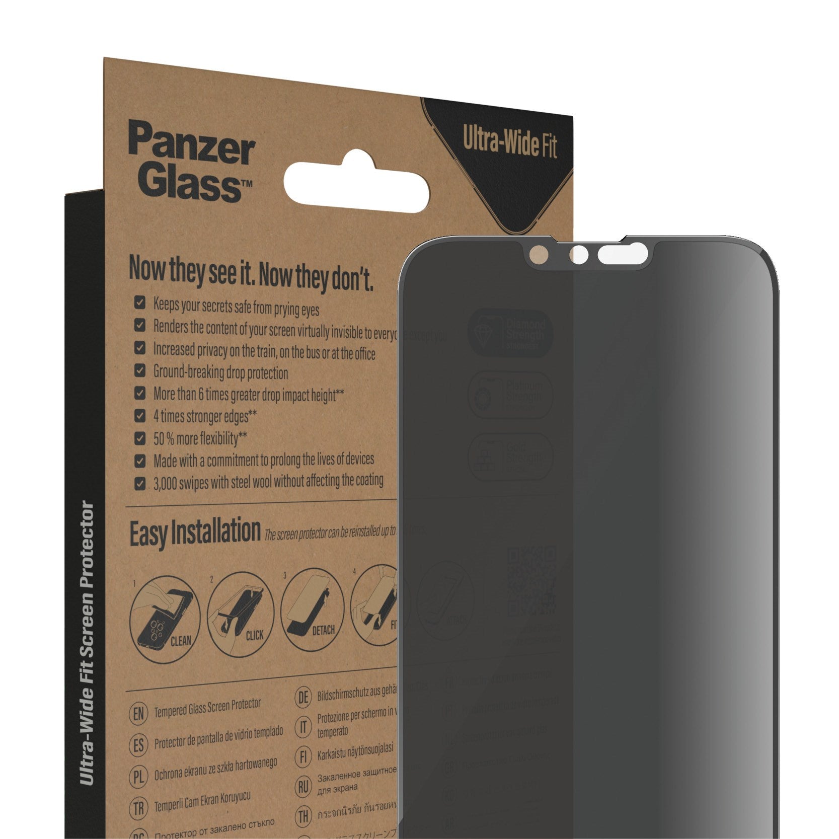 panzerglass-privacy-displayschutz-iphone-14-plus-13-pro-max-ultra-wide-fit-easya image 6