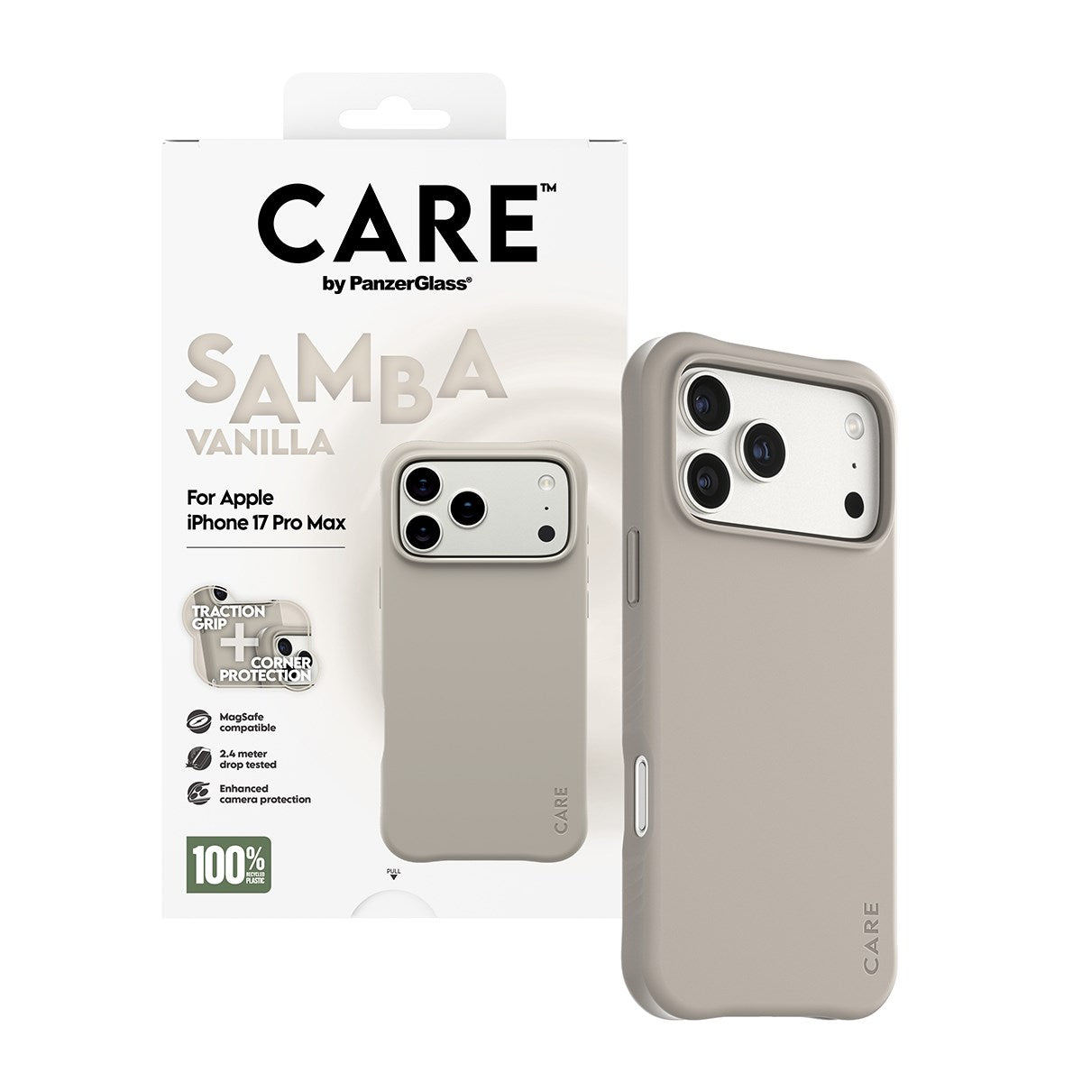 care-by-panzerglass-samba-case-vanilla-mit-magsafe-f-r-apple-iphone-17-pro-max image 5