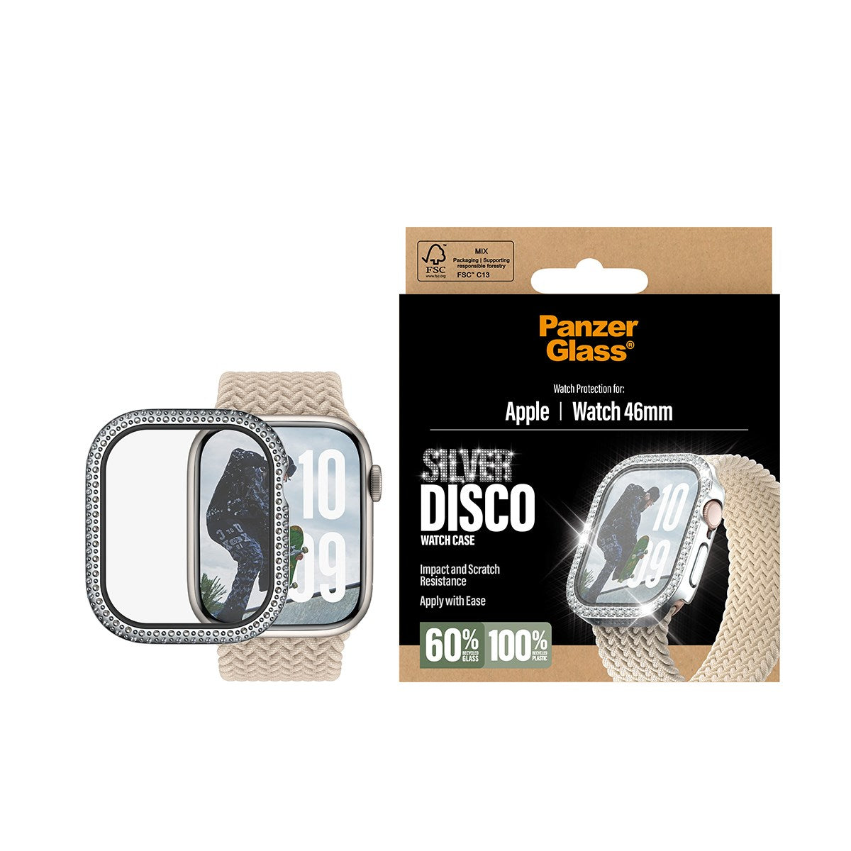 panzerglass-full-body-case-disco-silber-apple-watch-46mm-series-10-11 image 2