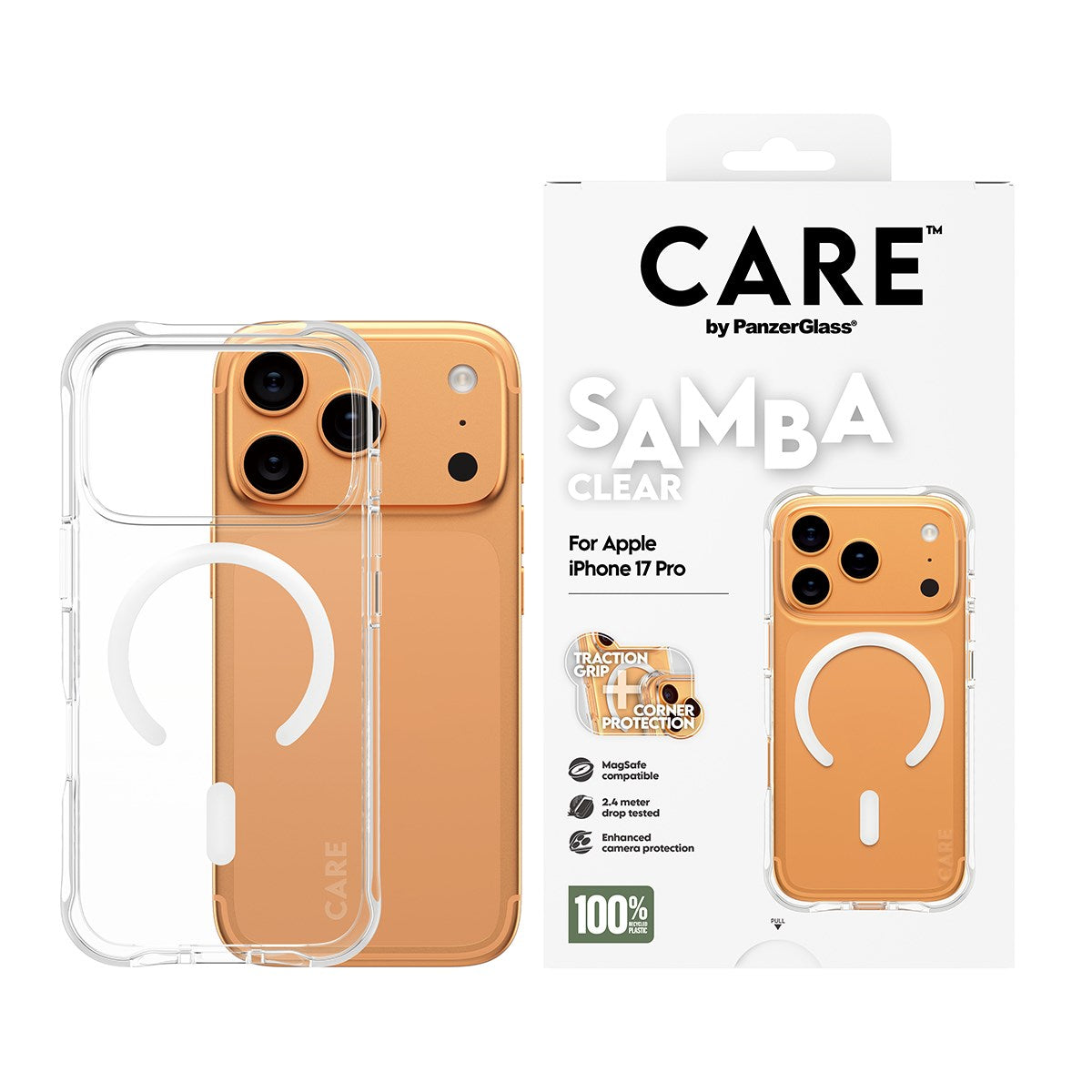 care-by-panzerglass-samba-case-transparent-wei-magsafe-iphone-17-pro image 2