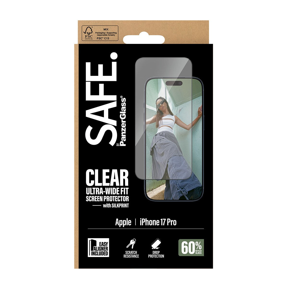 safe-by-panzerglass-displayschutz-iphone-17-pro-ultra-wide-fit-mit-easyaligner image 3