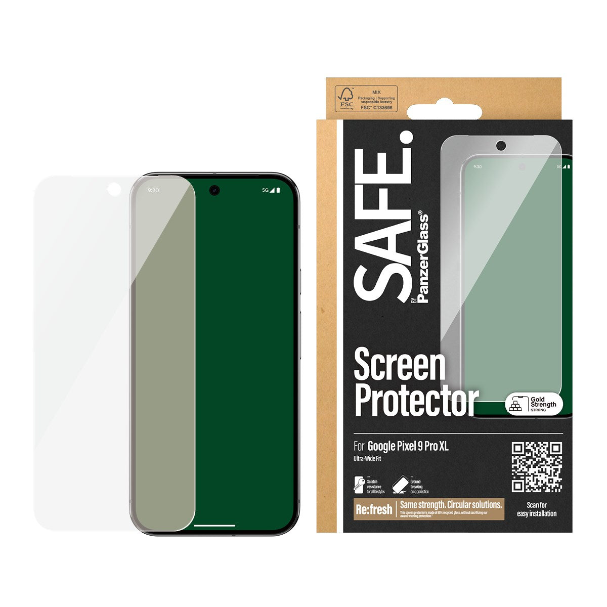 safe-by-panzerglass-displayschutz-google-pixel-9-pro-xl-ultra-wide-fit image 2