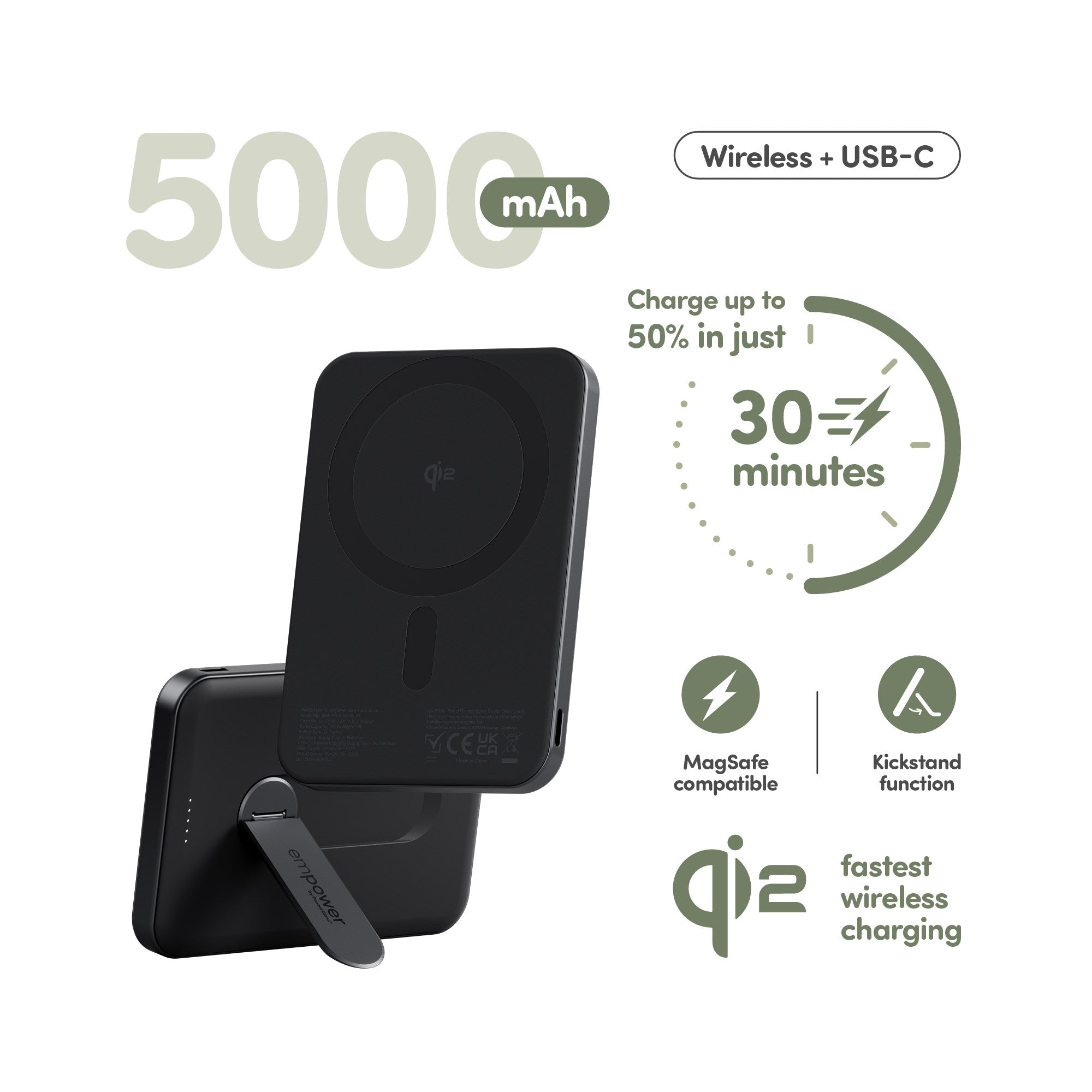 empower-by-panzerglass-powerbank-mit-spin-stand-5000mah-qi2-magsafe-weltall-schw image 8