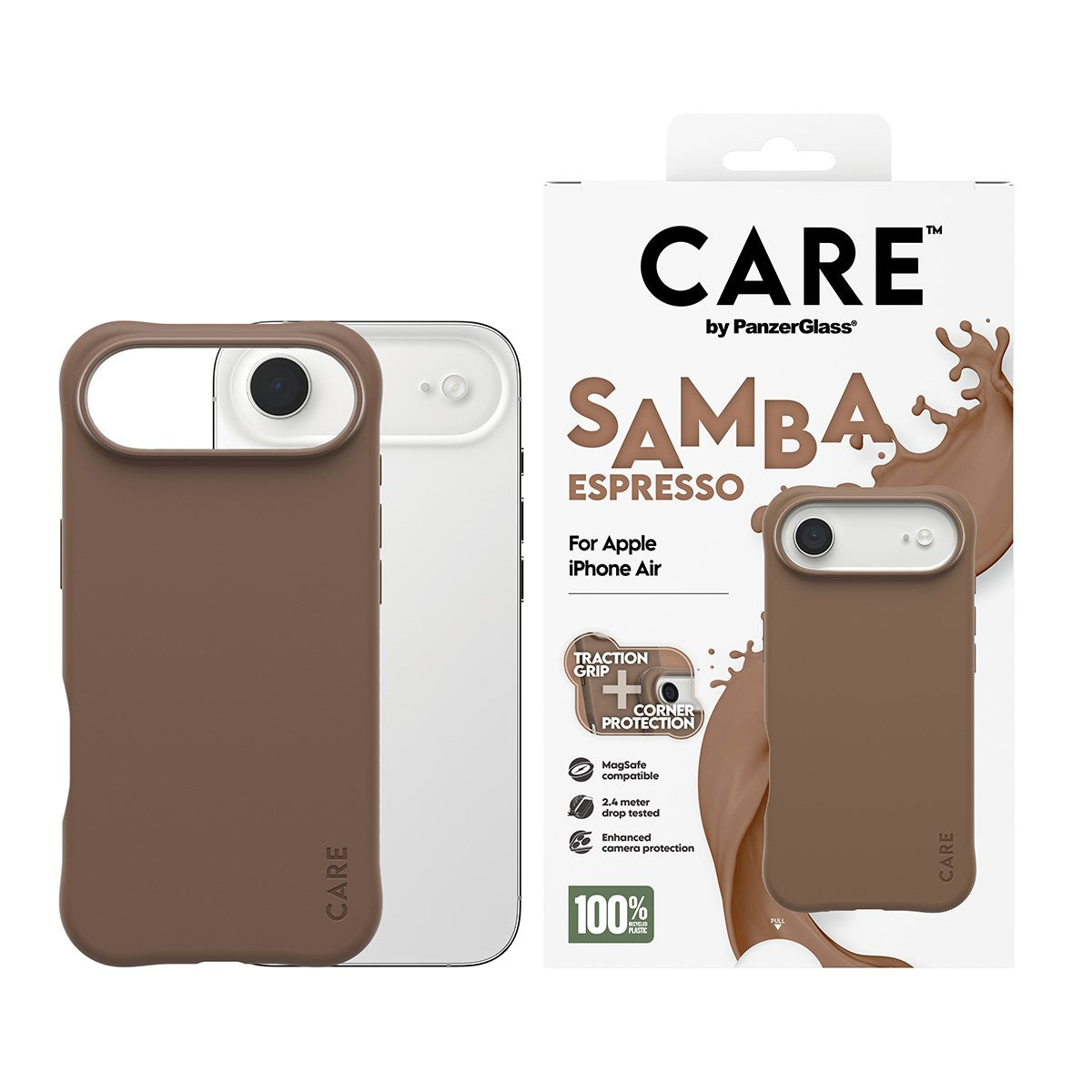 care-by-panzerglass-samba-case-espresso-magsafe-iphone-air image 2