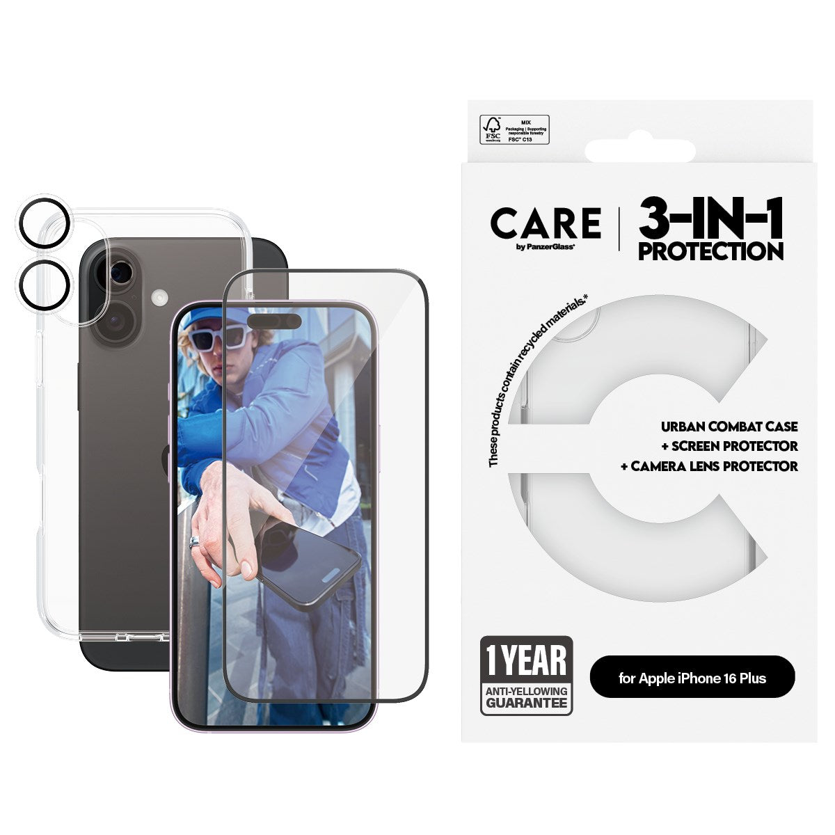 care-by-panzerglass-3-in-1-set-f-r-iphone-16-plus-display-kamera-h-lle image 2