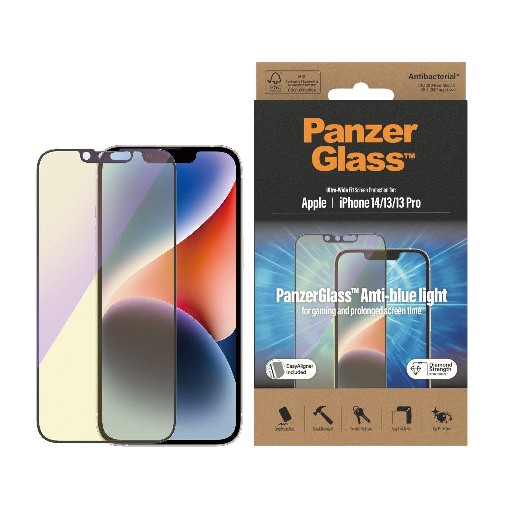 panzerglass-anti-blue-light-displayschutz-iphone-14-13-13-pro-ultra-wide-fit-mit image 2
