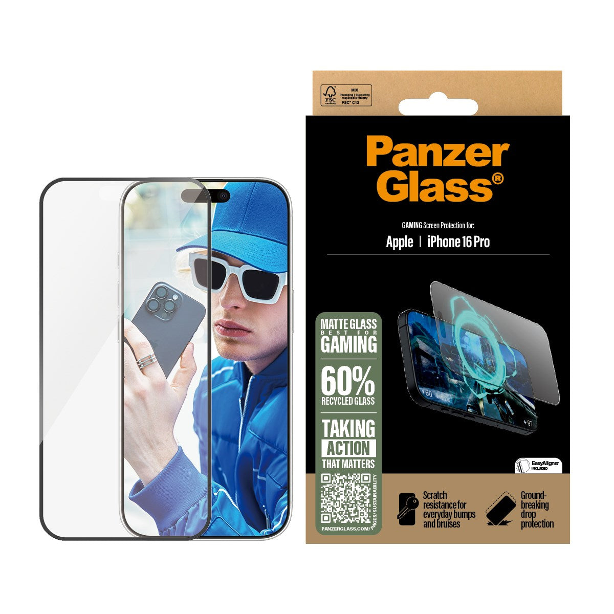panzerglass-gaming-displayschutz-f-r-apple-iphone-16-pro-ultra-wide-fit-matt image 2