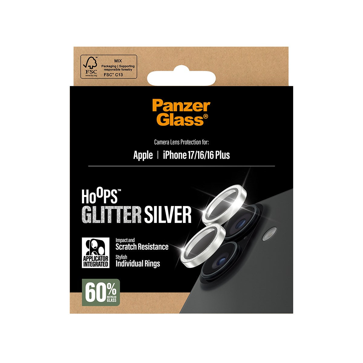 panzerglass-hoops-kameraschutz-glitter-silber-iphone-17-iphone-16-16-plus image 3
