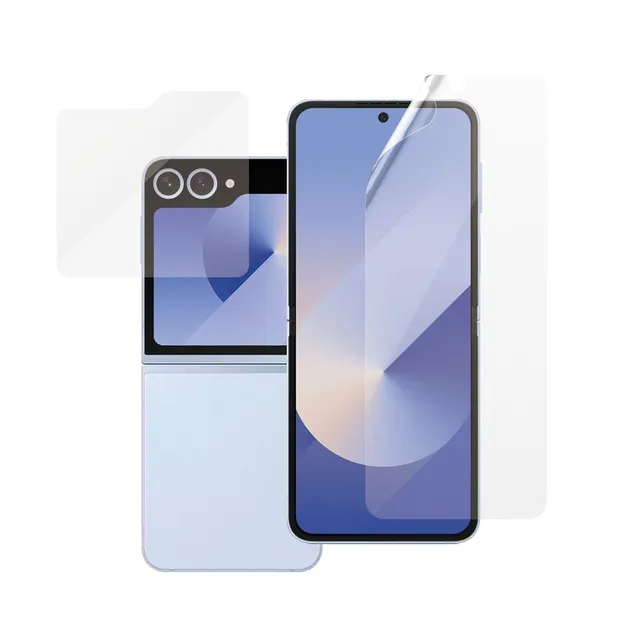 panzerglass-displayschutz-samsung-galaxy-z-flip7-fe-flip6-2-in-1-glass-folie-set image 1