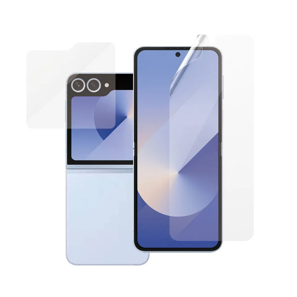 panzerglass-displayschutz-samsung-galaxy-z-flip7-fe-flip6-2-in-1-glass-folie-set image 1