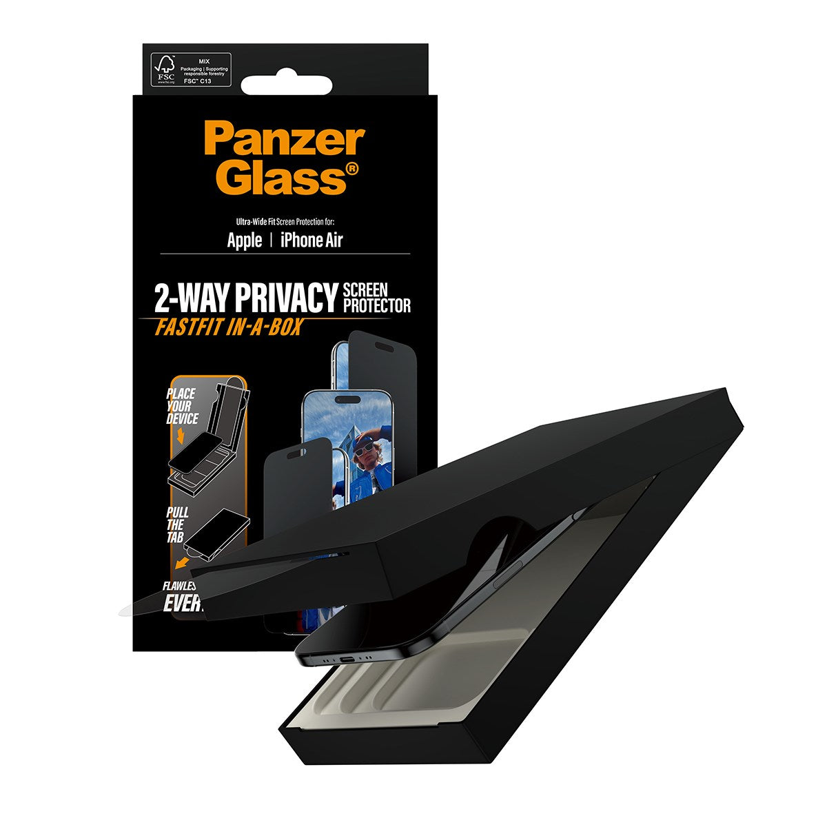 panzerglass-2-way-privacy-displayschutz-iphone-air-ultra-wide-fit-mit-fastfit-in image 6