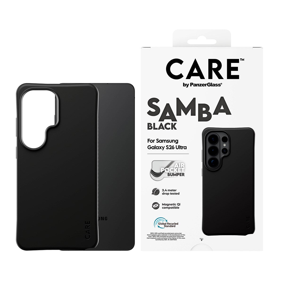 care-by-panzerglass-samba-case-schwarz-mit-qi-f-r-samsung-galaxy-s26-ultra image 2