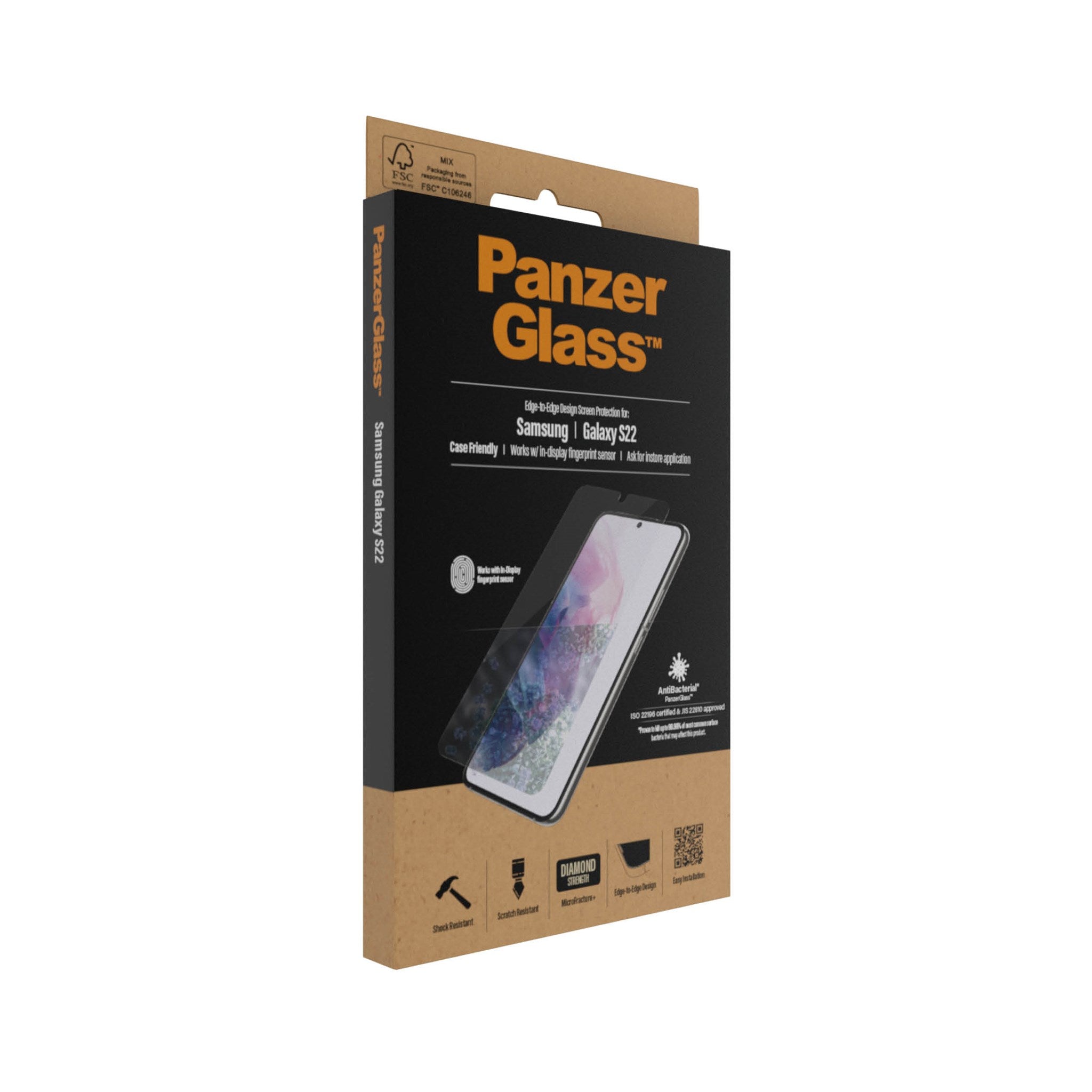 panzerglass-ultraforce1-displayschutz-samsung-galaxy-s22-5g-schutzglas-case-frie image 4
