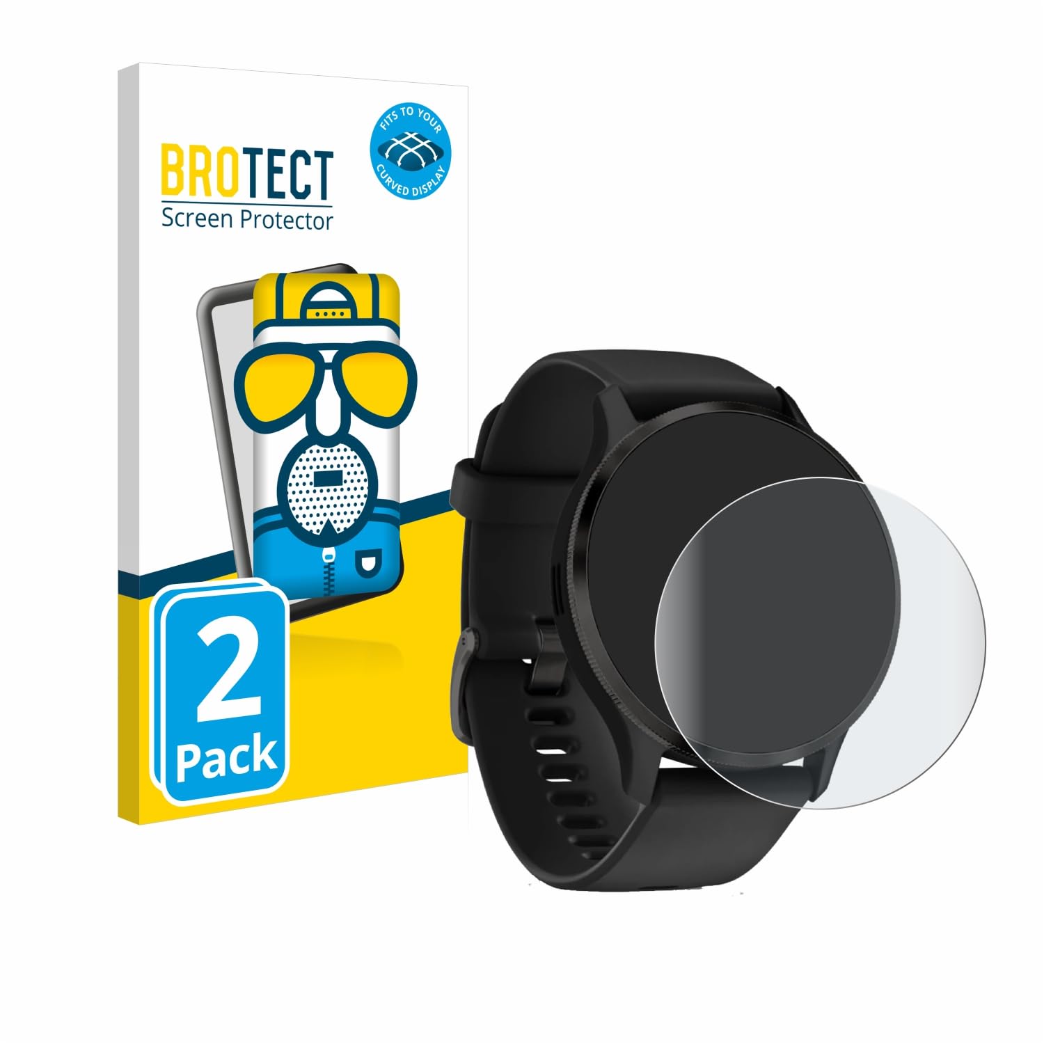 brotect-matt-3d-full-cover-schutzfolie-f-r-garmin-venu-3s-2er-pack image 2